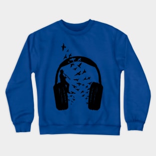 Headphone Clarinet Crewneck Sweatshirt